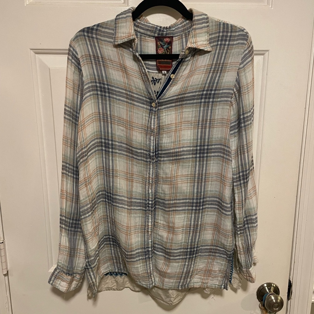 Johnny Was Embroidered Top